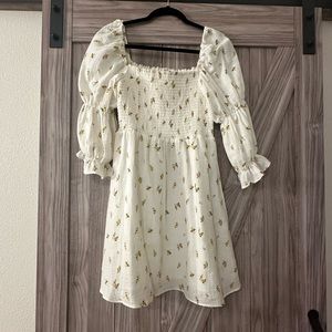 Few Moda White Floral Dress
